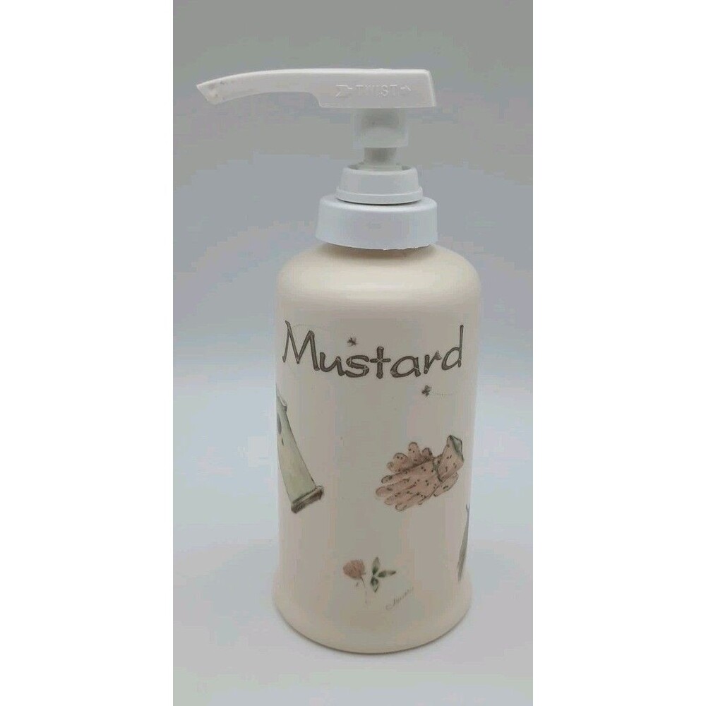 Pfaltzgraff Naturewood Mustard Dispenser USA